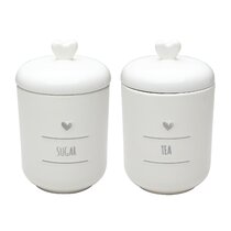 Wayfair tea store coffee sugar canisters